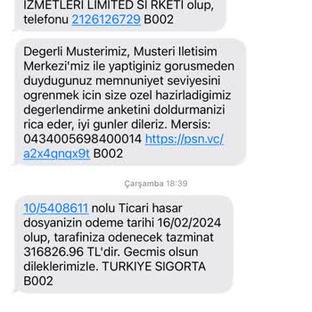 Türkiye Sigortanın Ödeme Ertelemesi Ve Müşteriyle Muhatabı Olmaması