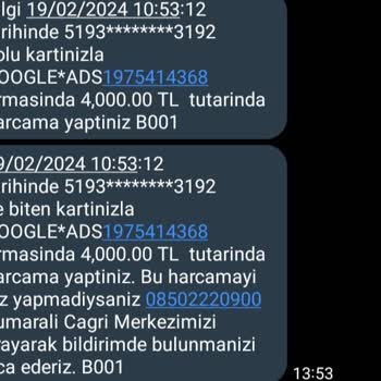 Google Ass Onaysız Para Çekimi
