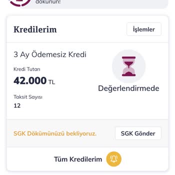 QNB Finansbank SGK Döküm Ve Kredi Başvurusu