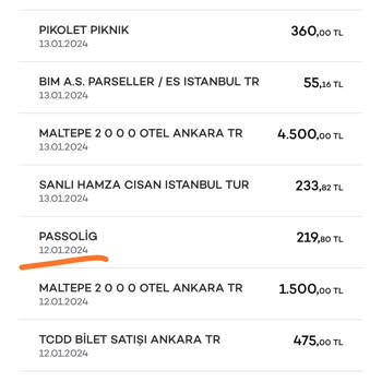 Passolig Başvurusu İptali / İadesi