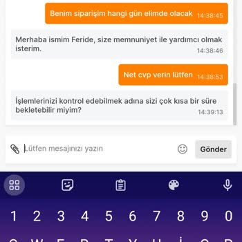 Migros Extra Sipariş Teslim Edememe