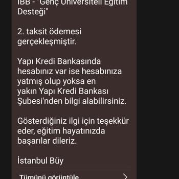 İbb Bursu 2. Taksit Yatmadı