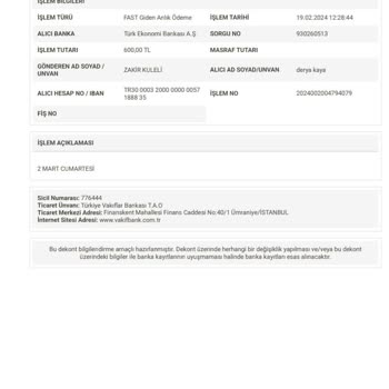 VakıfBank Fast Ödemelerini Bekleterek İnsanları Mağdur Ediyor