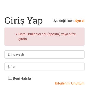 Benderimki.com Hesap Açılmıyor Üye Olmama Rağmen