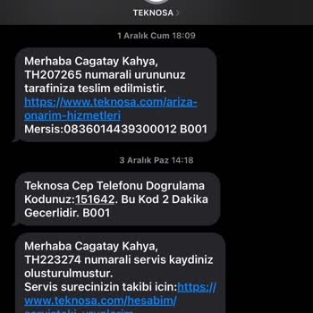 Teknosa Robot Süpürge Servis Sorunu