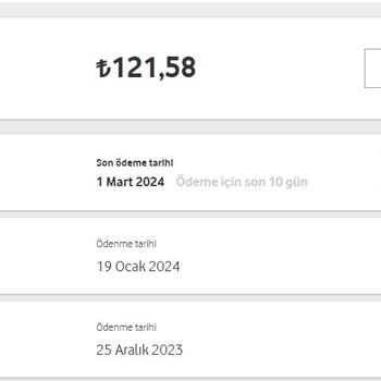 Vodafone Taahhüt Bitmeden Zam