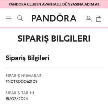Tr.pandora.net İlgisizliği Müşteri Hizmetleri Bile Yok Gibi