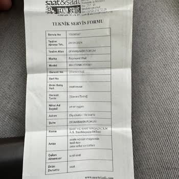 Saat & Saat Kordon Değişimi Sonrası Saatim Hasar Gördü!