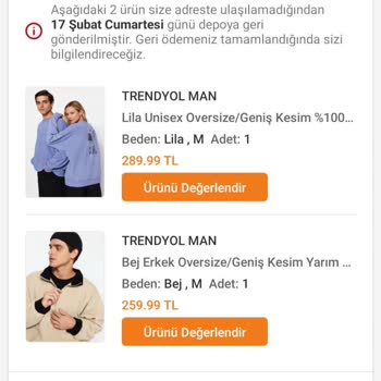 Trendyolmilla Kimsenin Kimseden Haberi Yok. Düzensizlik.