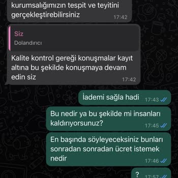 Hasret İle Paketleme Paramı İade Et