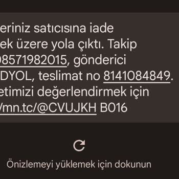 SasoHome Adres Teslim Olan Kargoyu Şube Teslim Olarak Gönderdiler