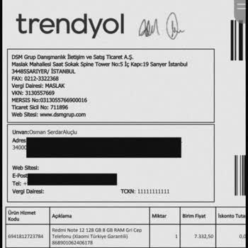 Trendyol Vergi İndirimi İçin Kişisel Fatura Düzenlemiyor.