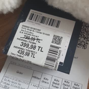 English Home 'nun Faturasız Ürün Verme Önerisi Hk.