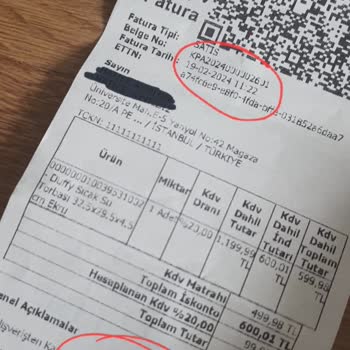 English Home 'nun Faturasız Ürün Verme Önerisi Hk.