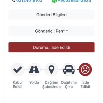Penti Ve Kargoist Ürün Teslim Edilmemesi