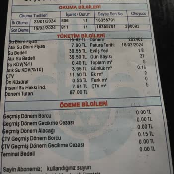 İBB - İstanbul Büyükşehir Belediyesi Engelli Su Faturası