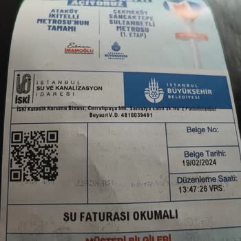 İBB - İstanbul Büyükşehir Belediyesi Engelli Su Faturası