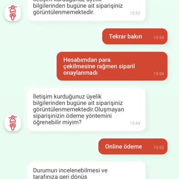 Tıkla Gelsin Sipariş Hatası Vermesine Rağmen Ücreti Çekiyor