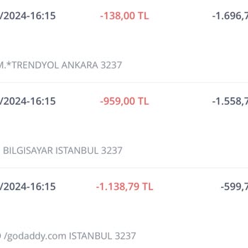 İş Bankası Bilgim Dahilinde Olmadan Yapılan İşlem