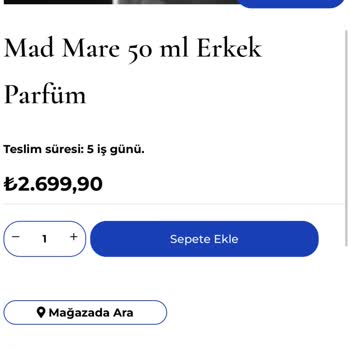 Mad Parfüm Hiç Kalıcı Değil