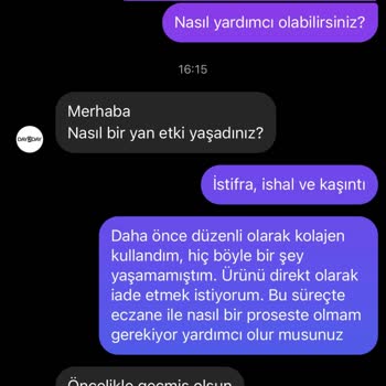 Day2Day Kolajen Ağır Yan Etkileri