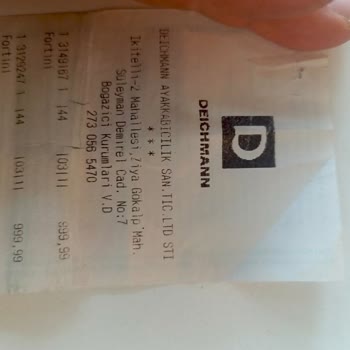 Deichmann Kendimi Aldatılmış Hissediyorum