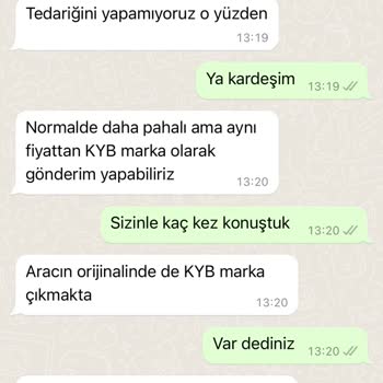 OtoSuperMarket.com Stokta Olmayan Ürünü Satmaları Ve İlgisizlik