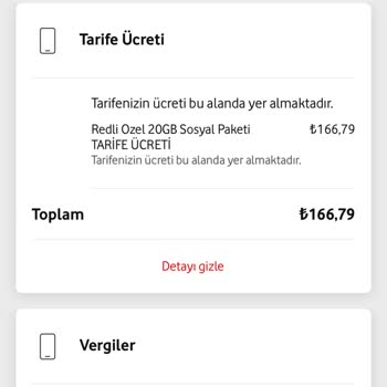Vodafone İki Ayda İki Farklı Fatura Kesti
