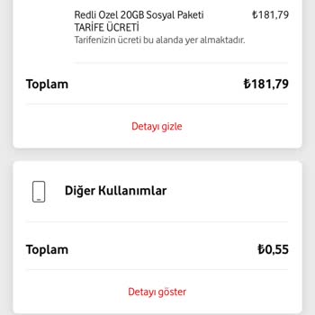 Vodafone İki Ayda İki Farklı Fatura Kesti