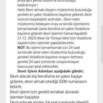 Vodafone Hat Devir Karmaşası: Bayi Bilgi Eksikliği Ve Mağduriyet