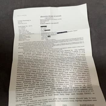 Yurtiçi Kargo Ürünümü Yabancı Kişiye Kontrolsüz Teslim Etmiş