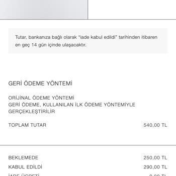 Zara Online Alışverişte İade Problemi