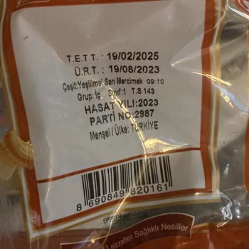 Reis Gıda Reis Sarı Mercimekteki Siyah Noktalar