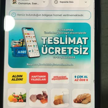 A101 Kapıda Sürekli Kapasite Dolu