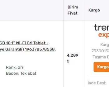 Nethouse Bilgisayar Trendyol.com'dan Lenovo Marka Tablet Aldım Ekranı Kırık Çıktı