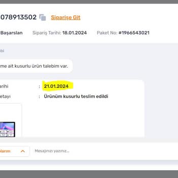 Nethouse Bilgisayar Trendyol.com'dan Lenovo Marka Tablet Aldım Ekranı Kırık Çıktı