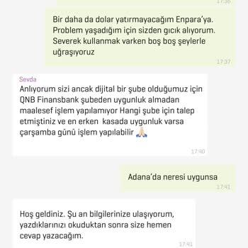 Enpara.com Döviz Sorunları
