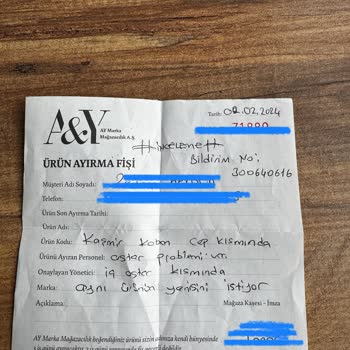 Network Ürün İnceleme Sorunu