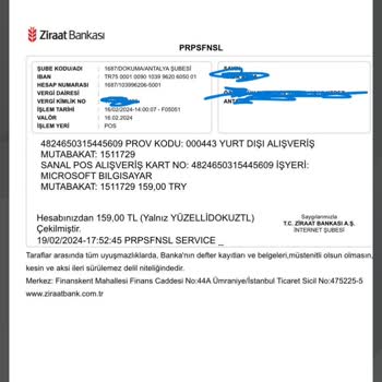 Ziraat Bankası Prpsfnsl Service Para Çekim