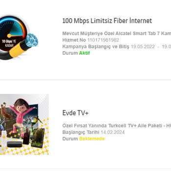 Turkcell TV+ Superonline Onayladığımın Haricinde Tarife Uygulanması