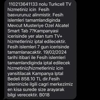 Turkcell TV+ Superonline Onayladığımın Haricinde Tarife Uygulanması