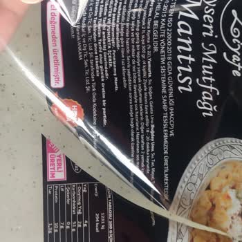 Ziyafe Kayseri Mantısı Bozuk Ürün