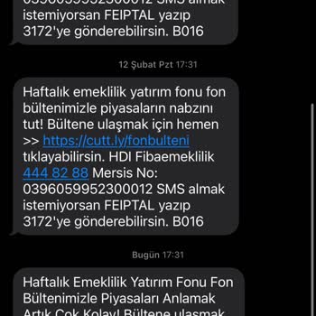 Hdi Fiba Emeklilik Mesajları