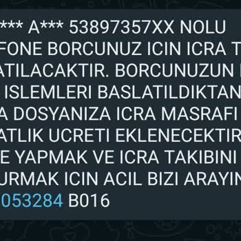 Vodafone Kapattığım Pasif Hattıma Fatura Göndermeye Devam Ediyor.