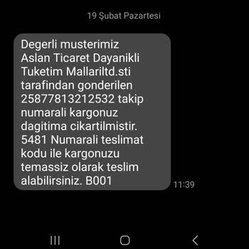 Sürat Kargo İncirtepe Şubesi Şikayet