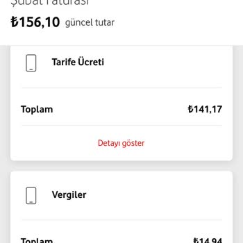 Vodafone Ek Vergi Alınması