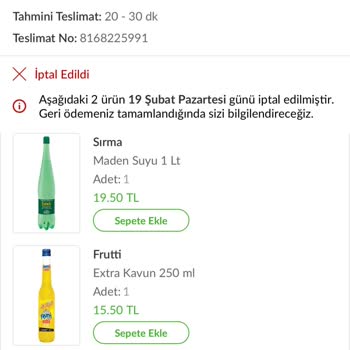 Trendyol Hızlı Market Ünye'de Trendyol GO İptal Sorunu: İletişimsizlik Ve Ek Ücret Tepkisi