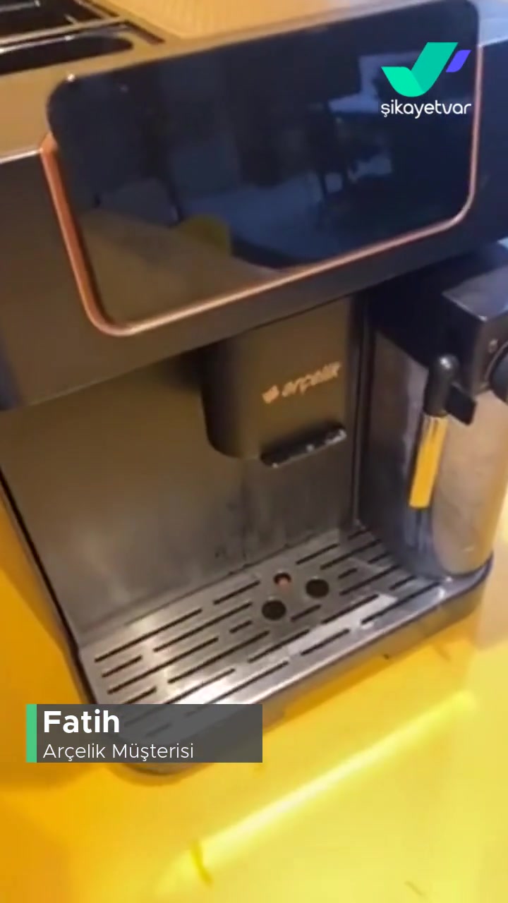 Arçelik IB 7500 Barista Devamlı Sorun Çıkarıyor! videonun kapak resmi