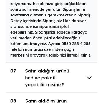 Derimod'un İşlem Sağlanmamış, Yeni Verilen Siparişi İptal Etmemesi