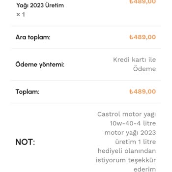 Sanal Yağ Market Motor Yağı Siparişim Hala Ulaşmadı!